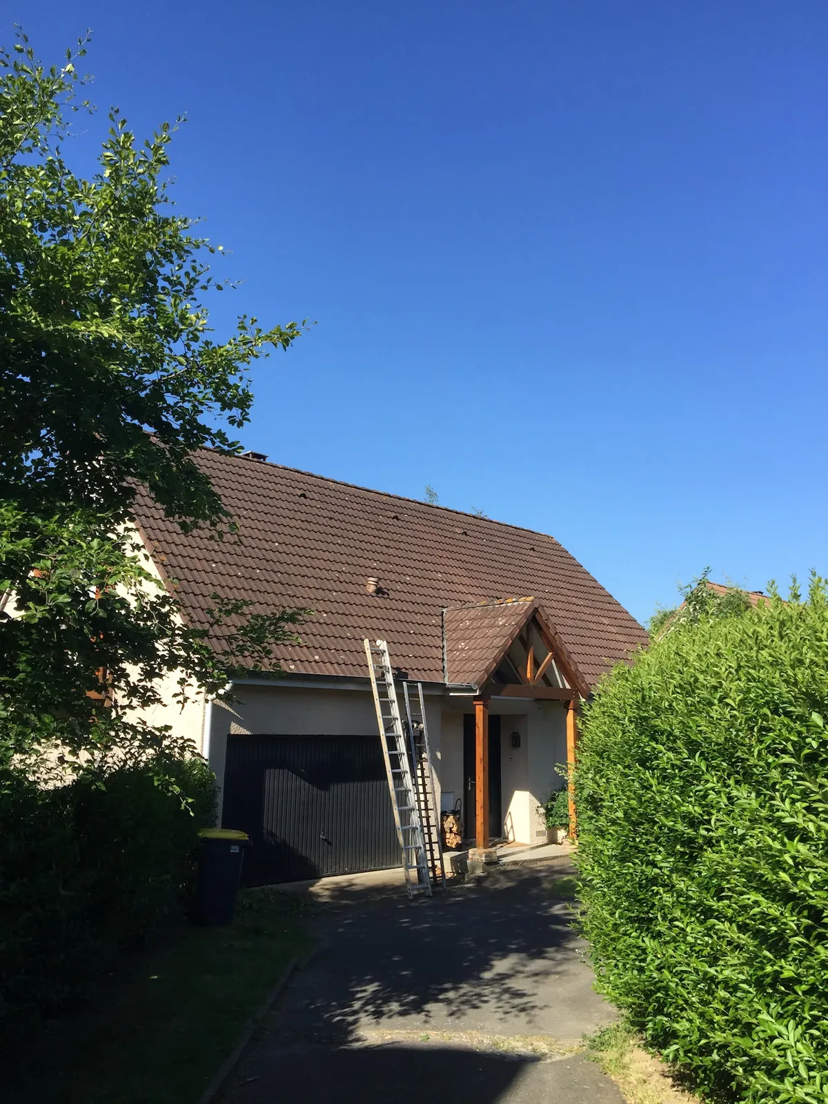 Chantier de couverture dans les Yvelines
