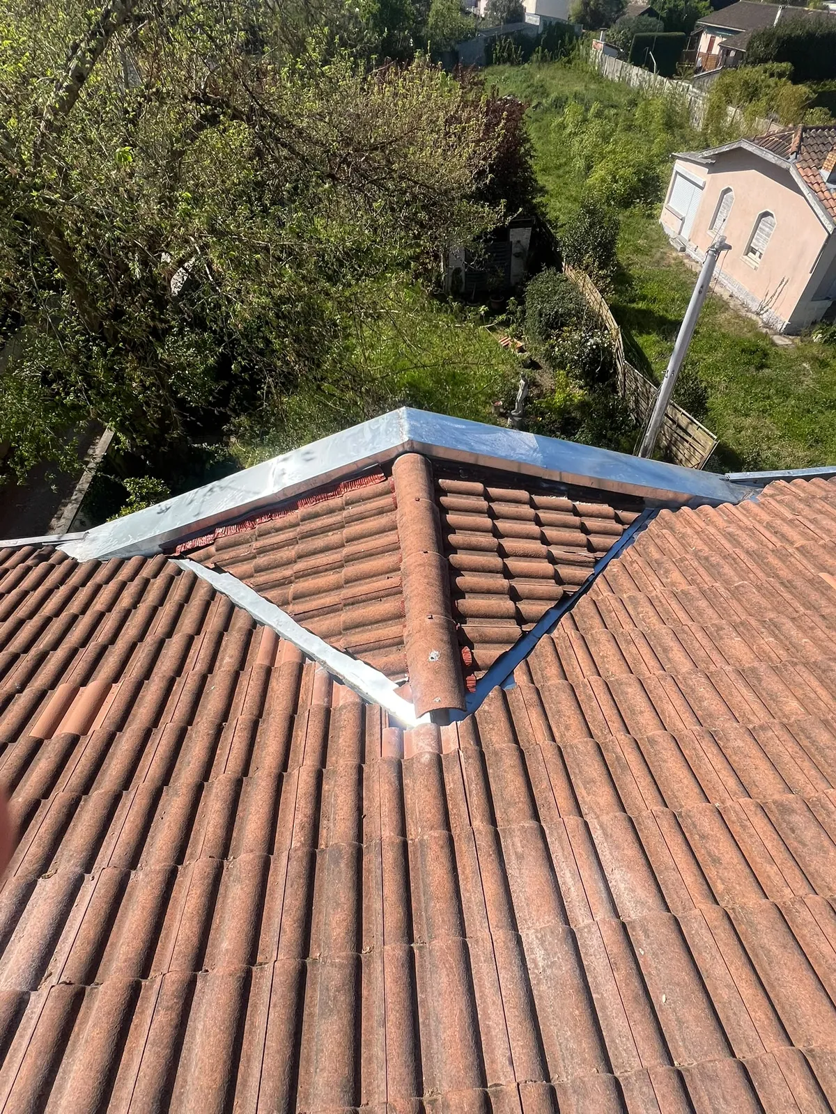 Chantier de couverture dans les Yvelines