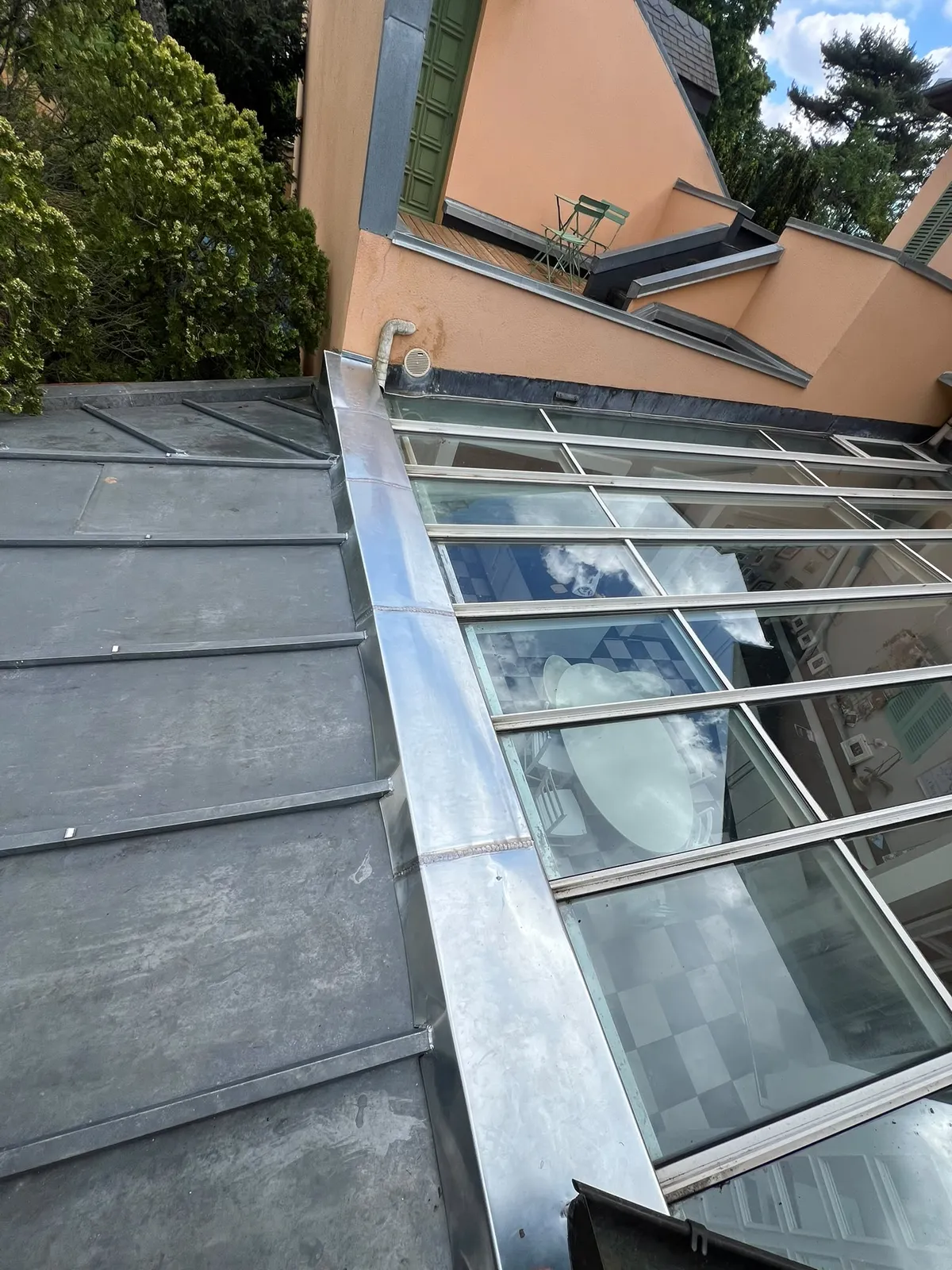 Chantier de couverture dans les Yvelines