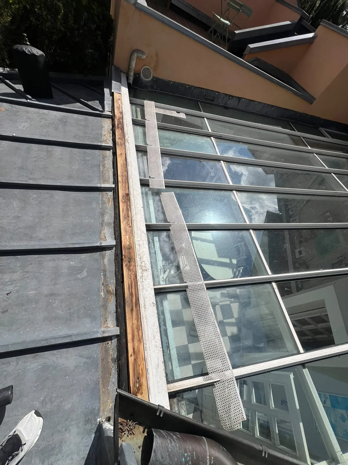 Chantier de couverture dans les Yvelines