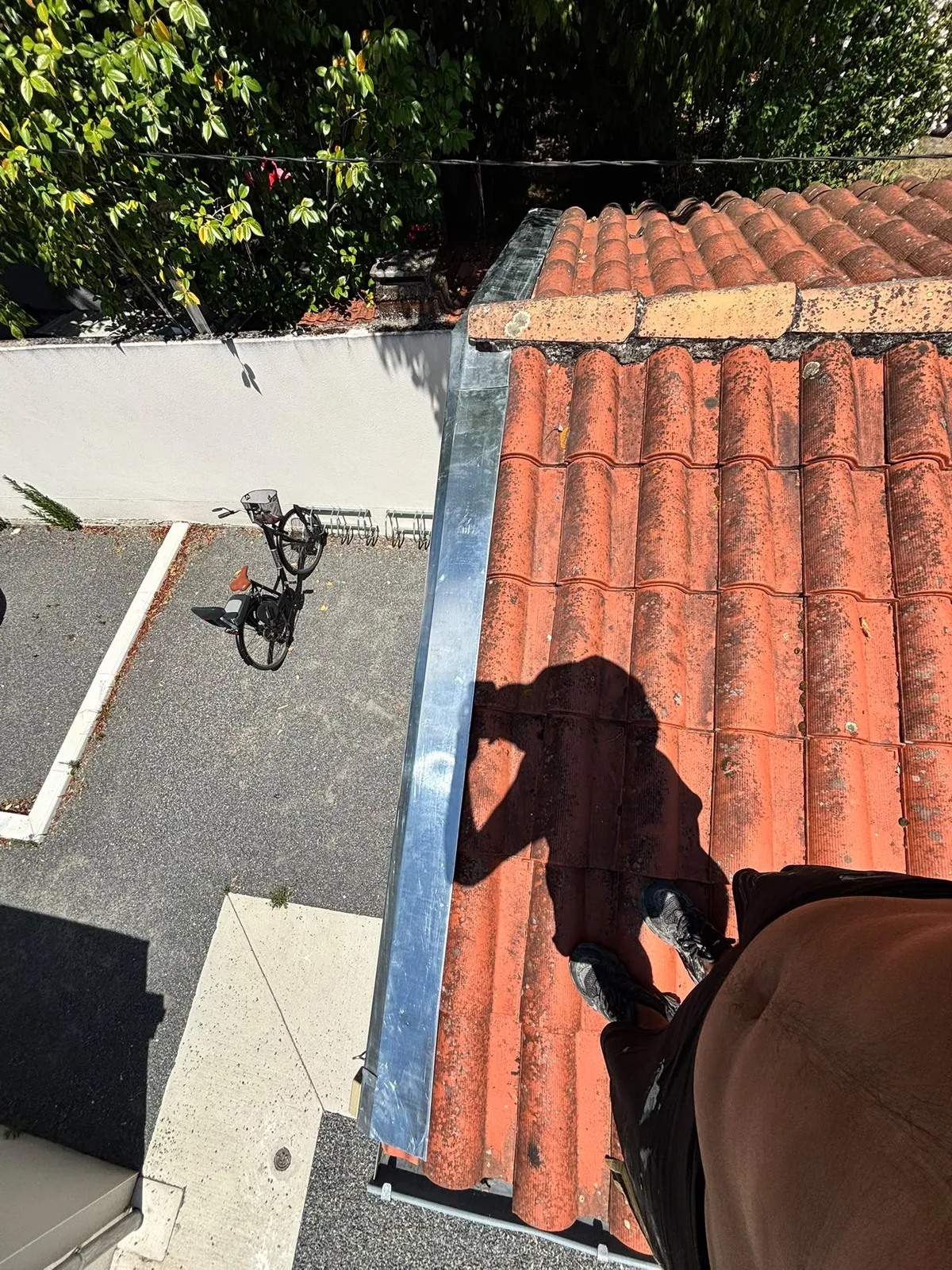 Chantier de couverture dans les Yvelines