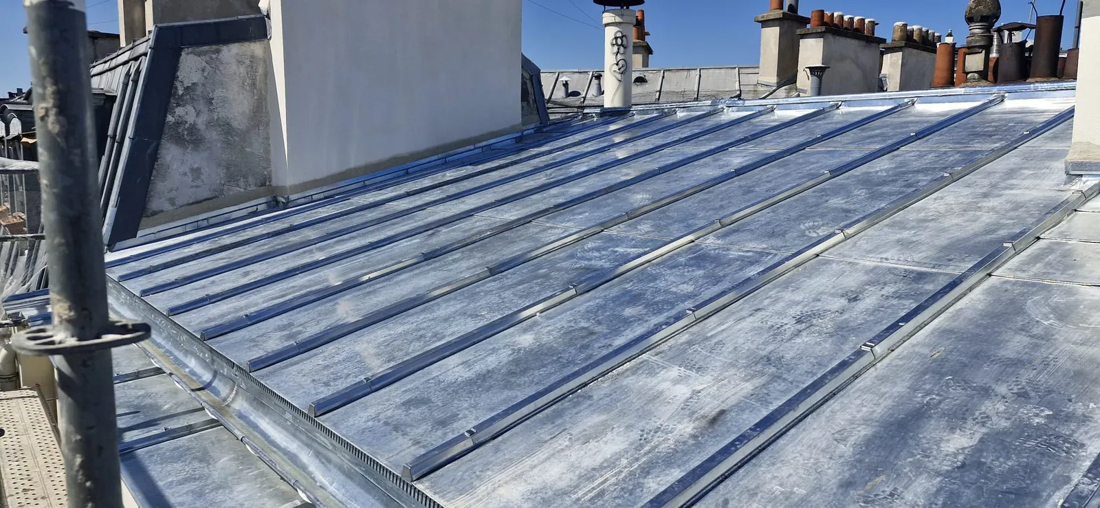 Chantier de couverture dans les Yvelines