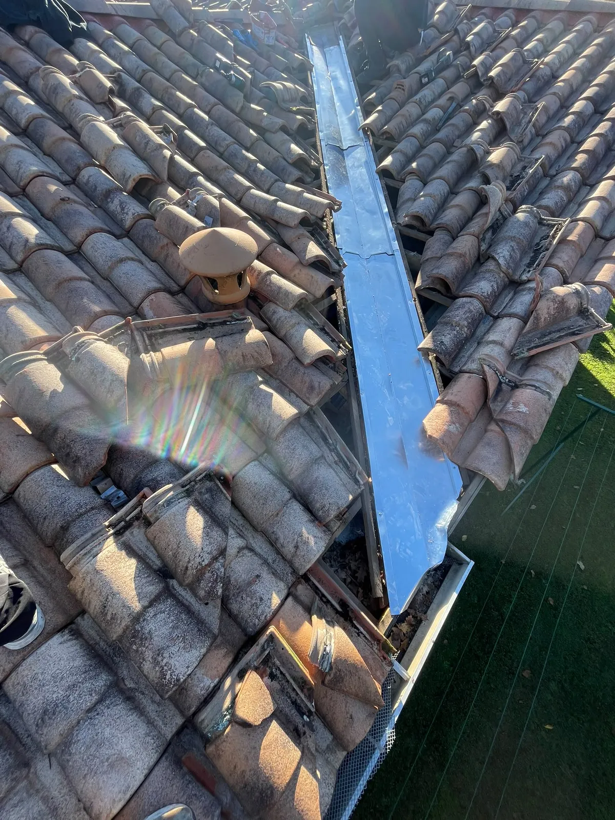 Chantier de couverture dans les Yvelines