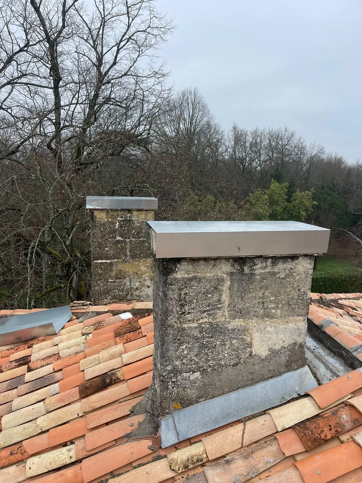 Chantier de couverture dans les Yvelines