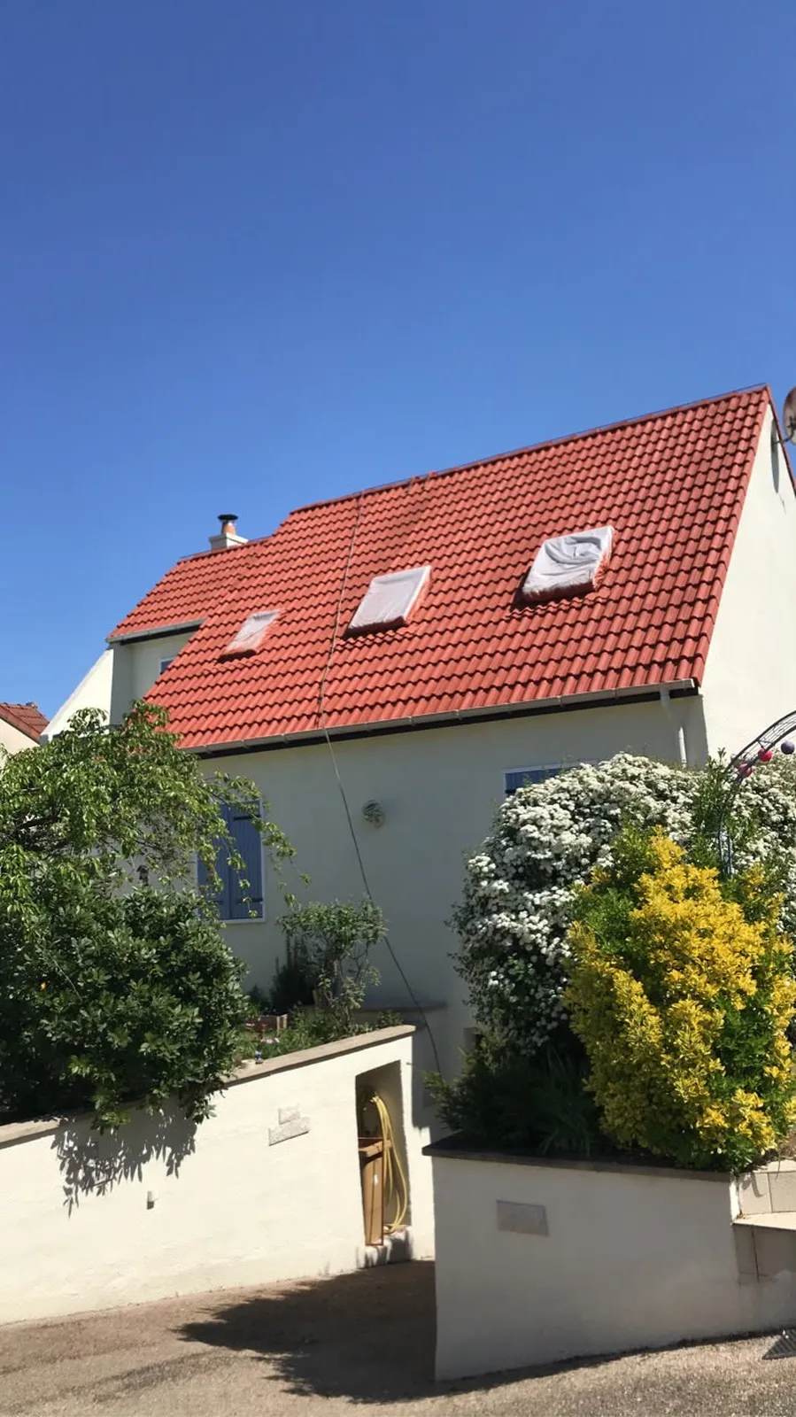 Chantier de couverture dans les Yvelines