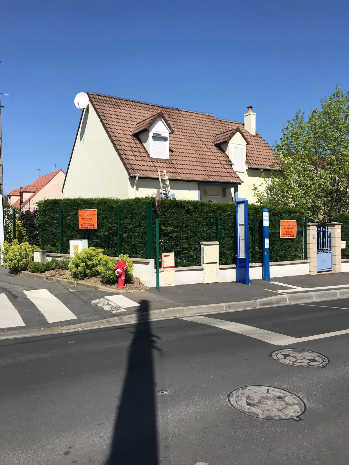Chantier de couverture dans les Yvelines