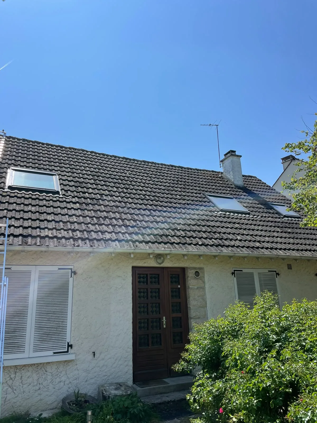 Chantier de couverture dans les Yvelines