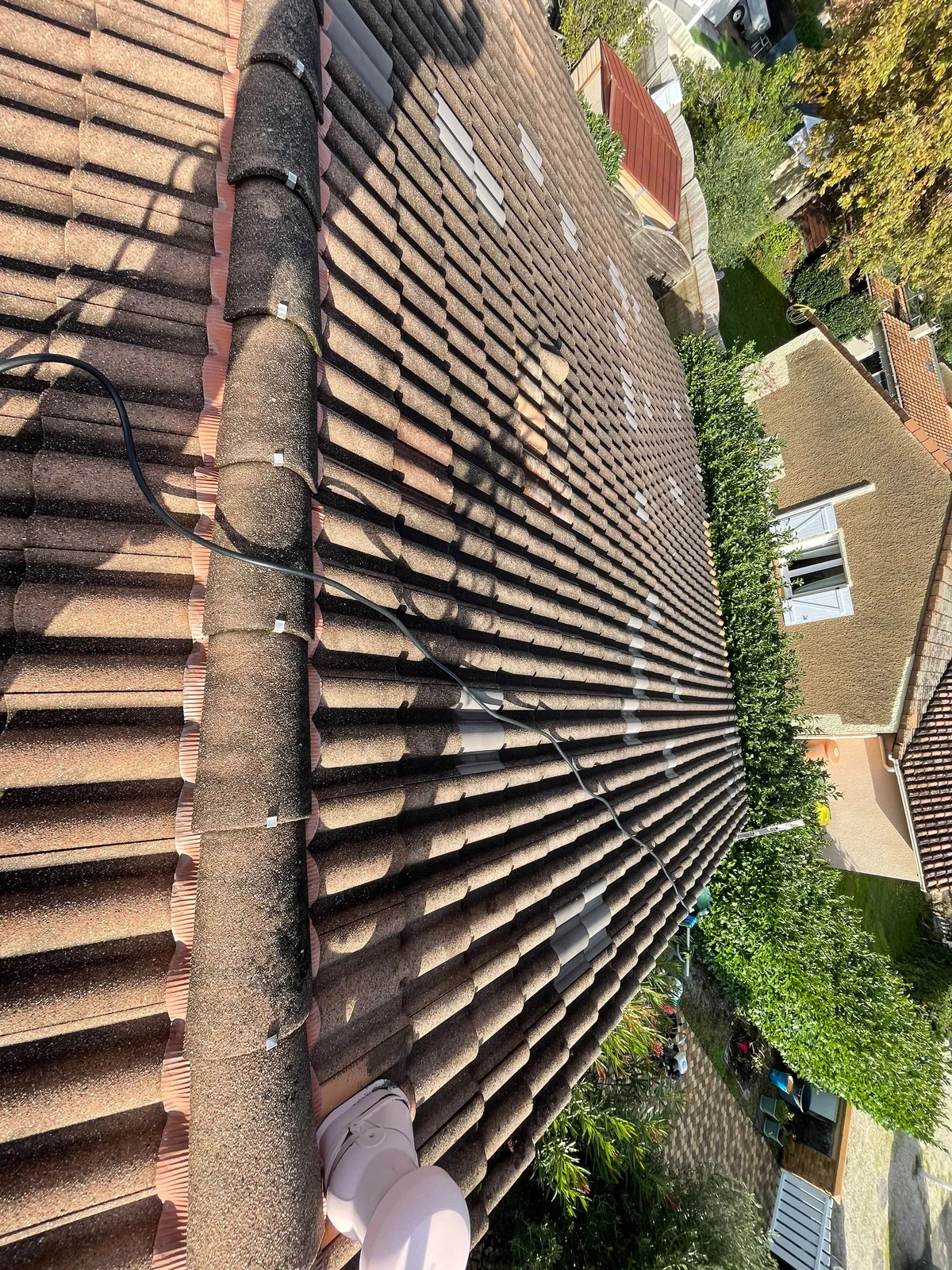 Chantier de couverture dans les Yvelines