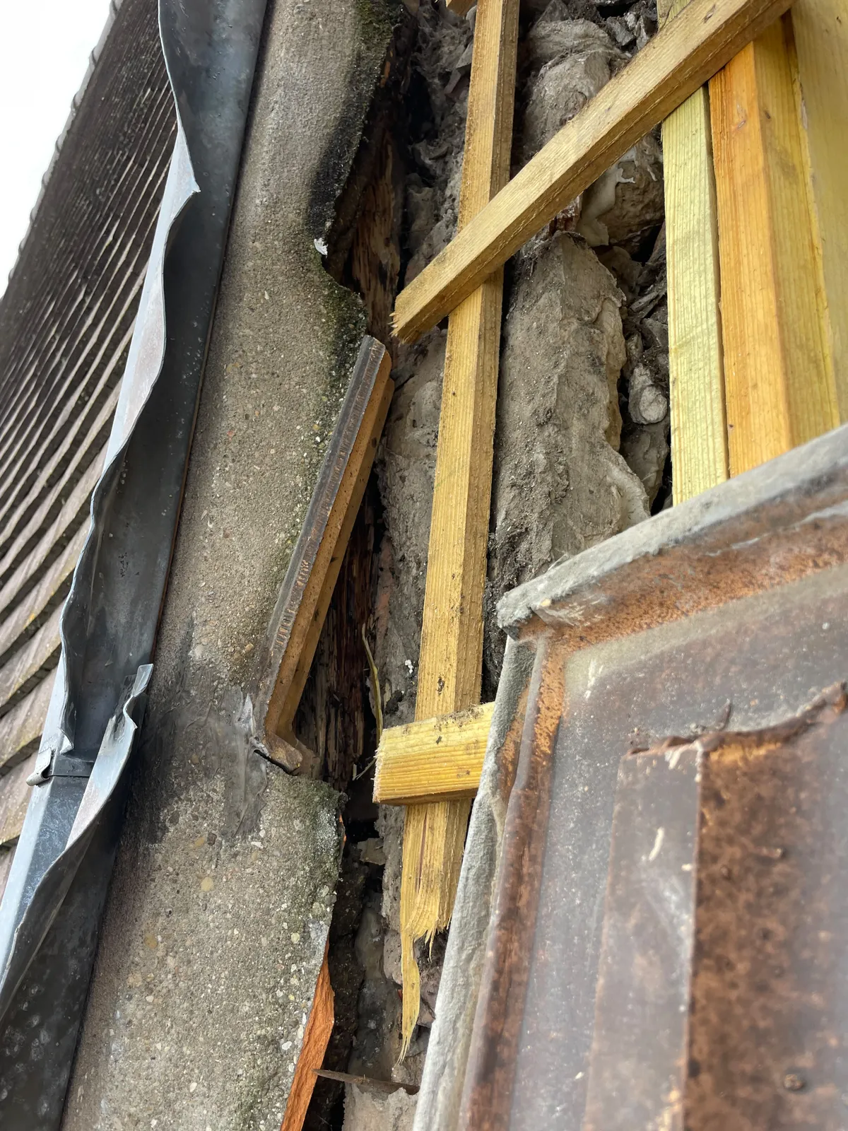 Chantier de couverture dans les Yvelines