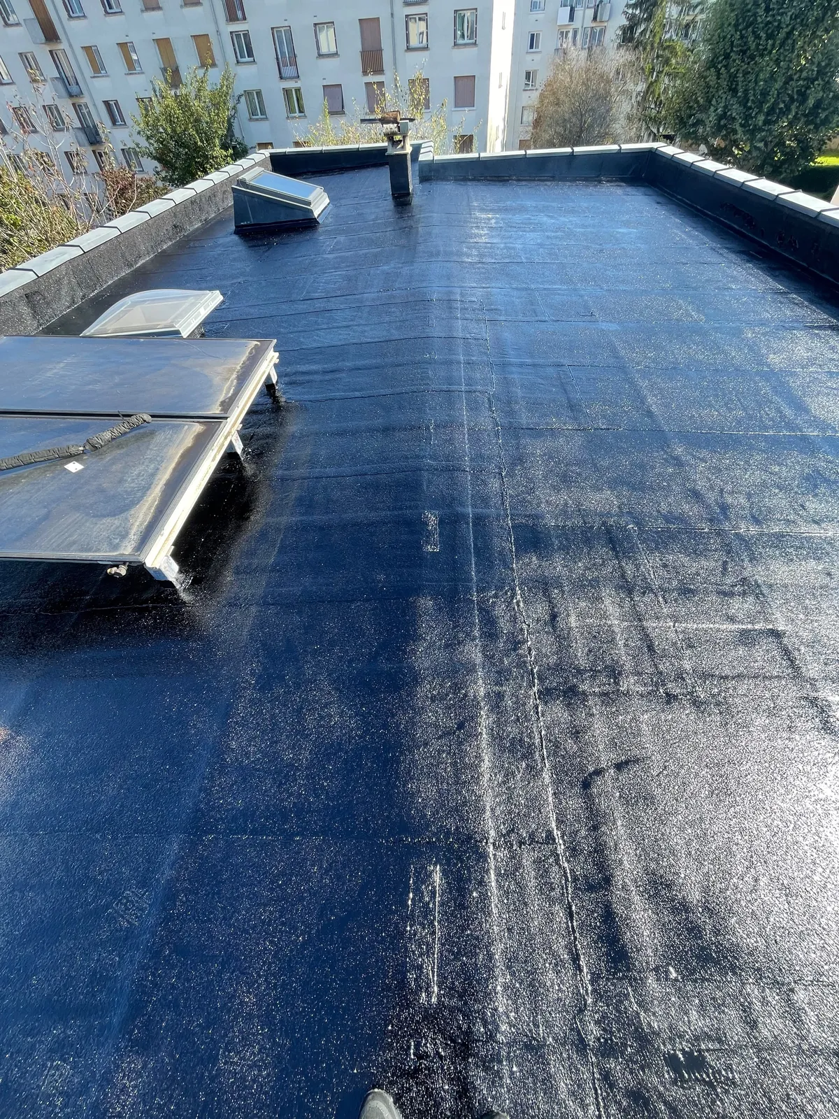 Chantier de couverture dans les Yvelines