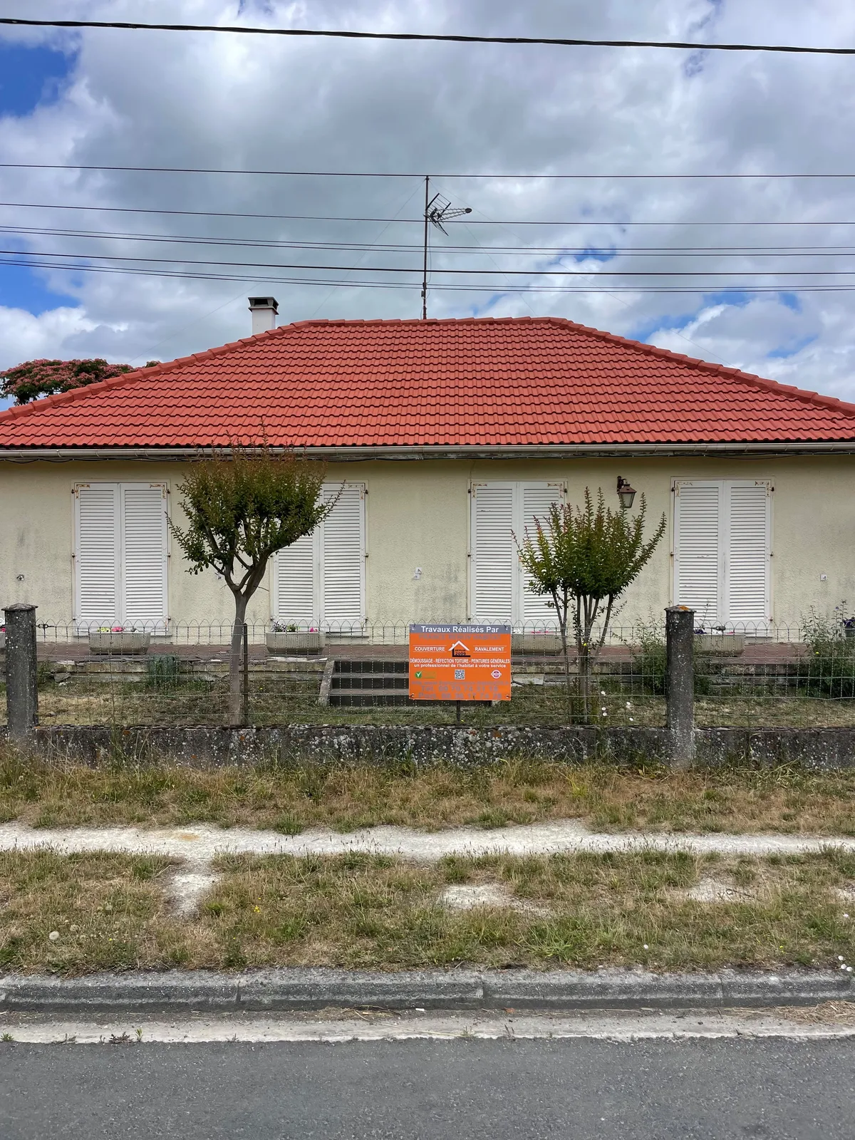 Chantier de couverture dans les Yvelines