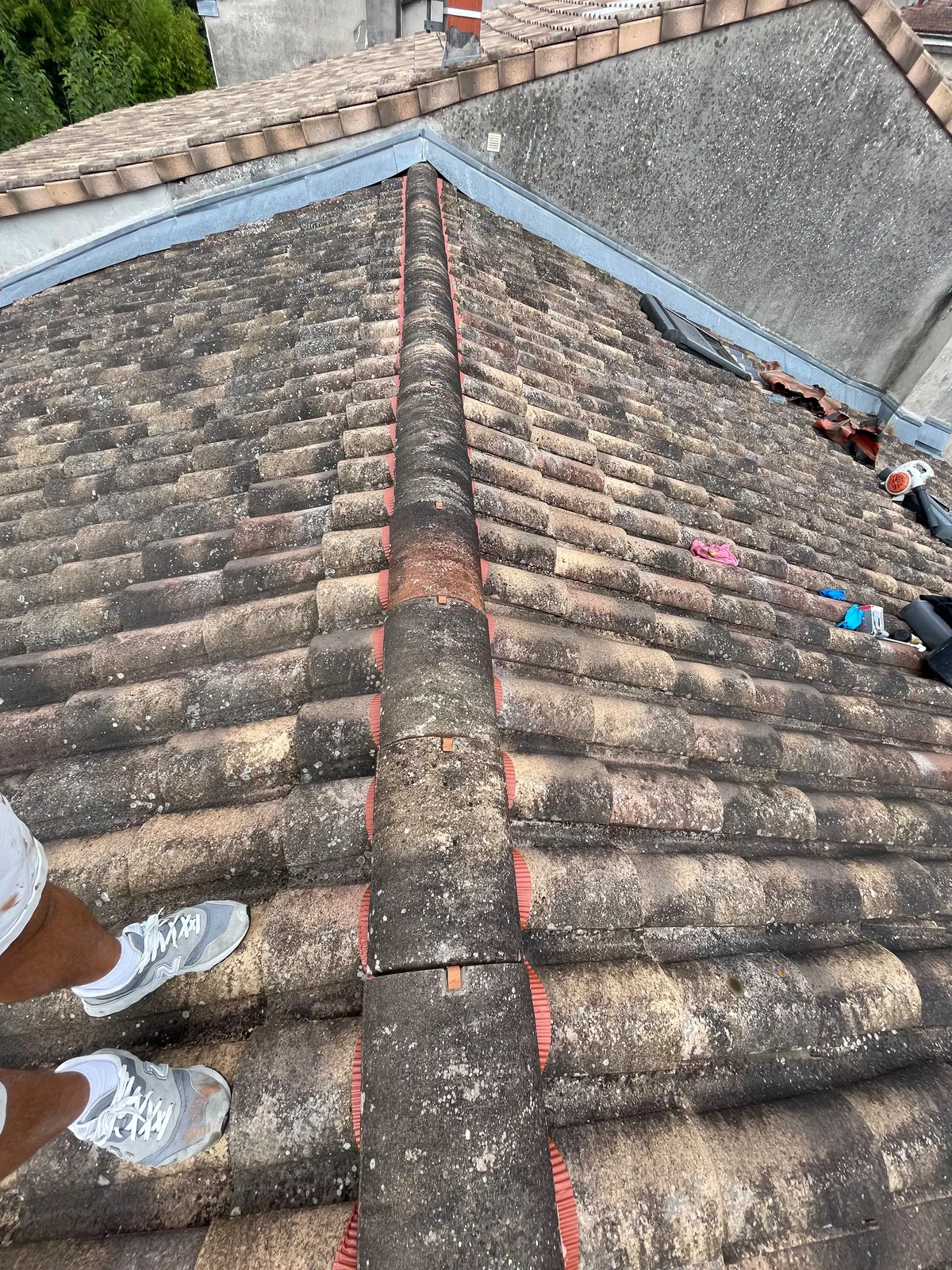 Chantier de couverture dans les Yvelines