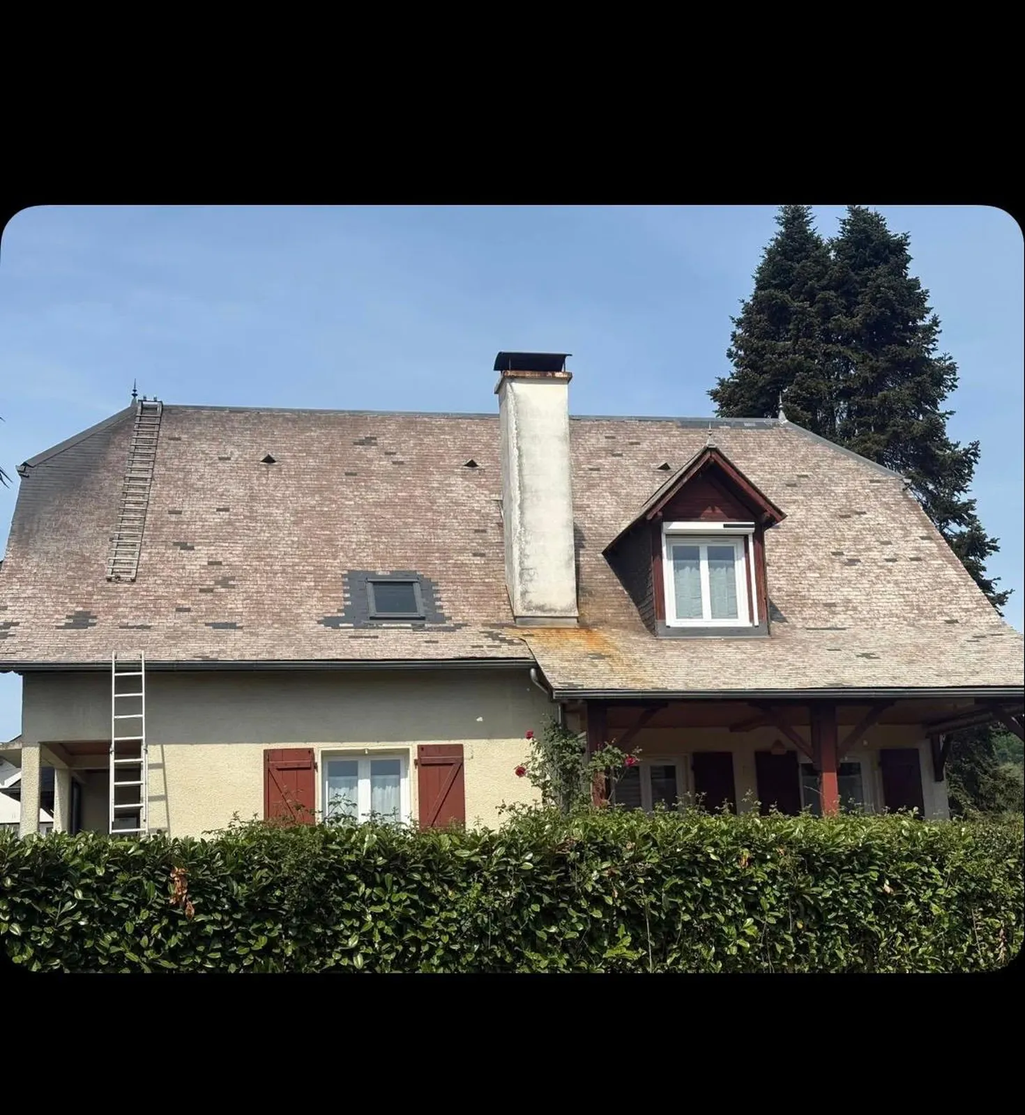 Chantier de couverture dans les Yvelines