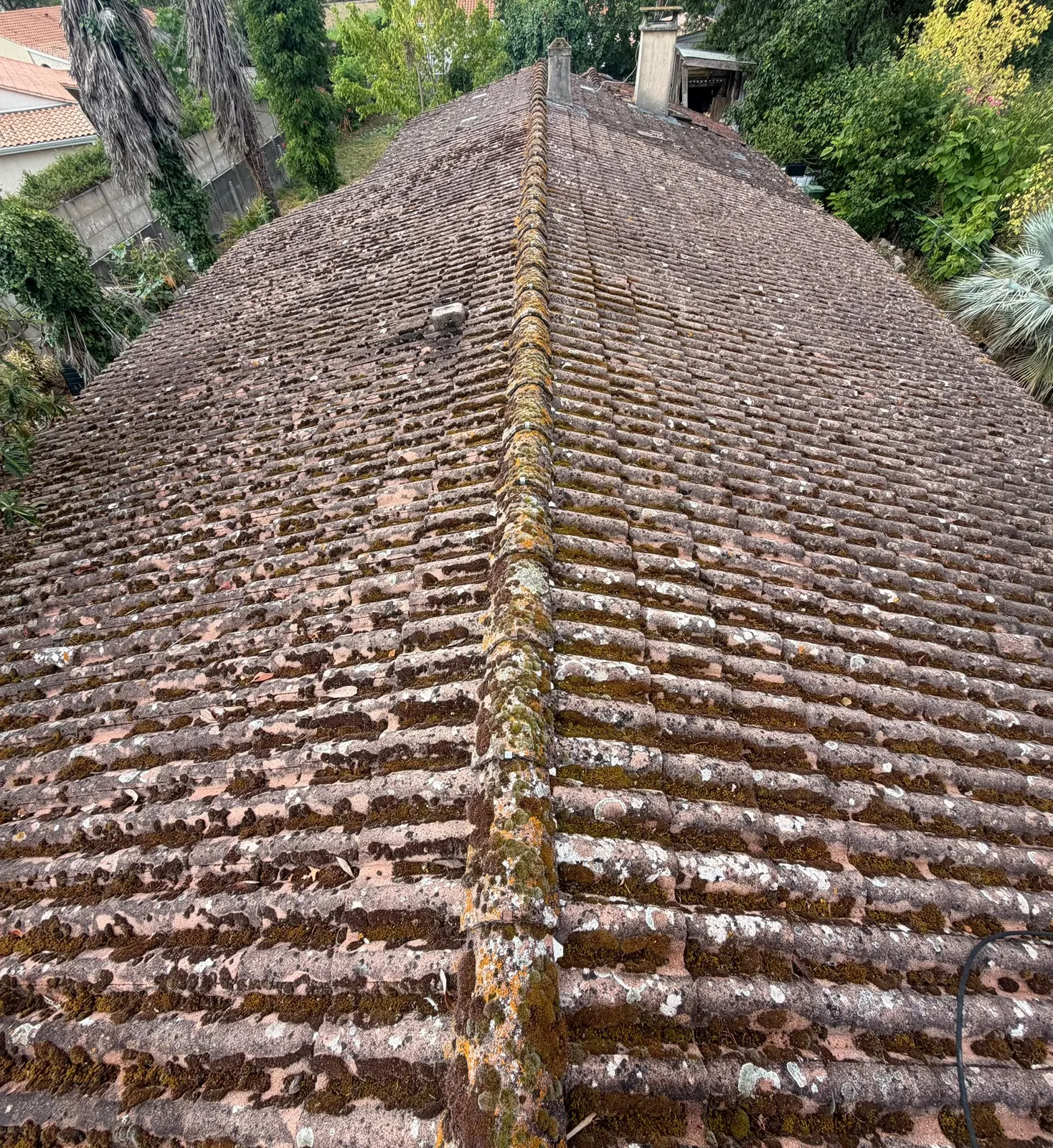 Chantier de couverture dans les Yvelines