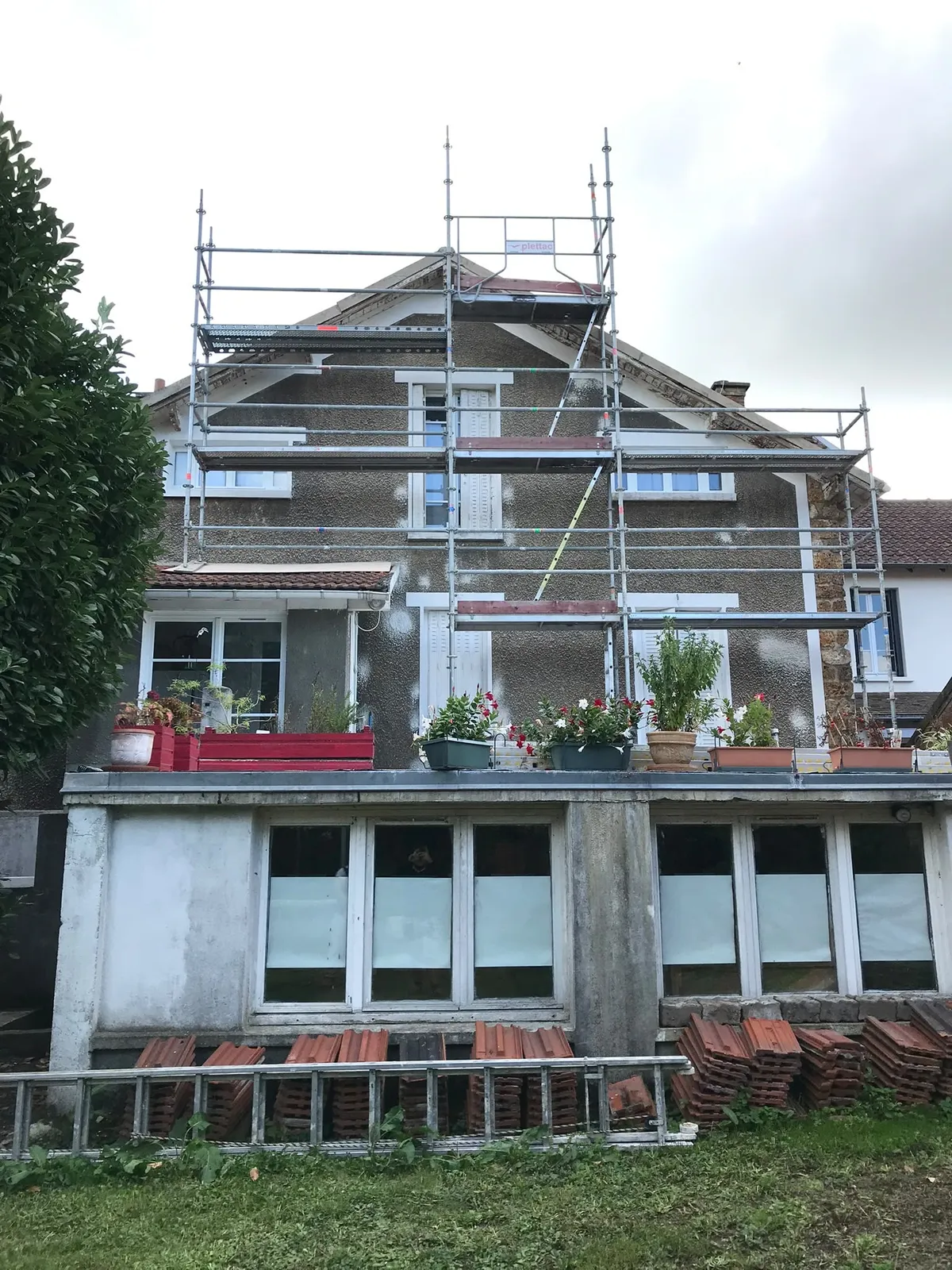 Chantier de couverture dans les Yvelines