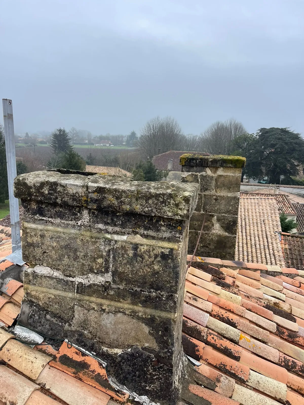 Chantier de couverture dans les Yvelines