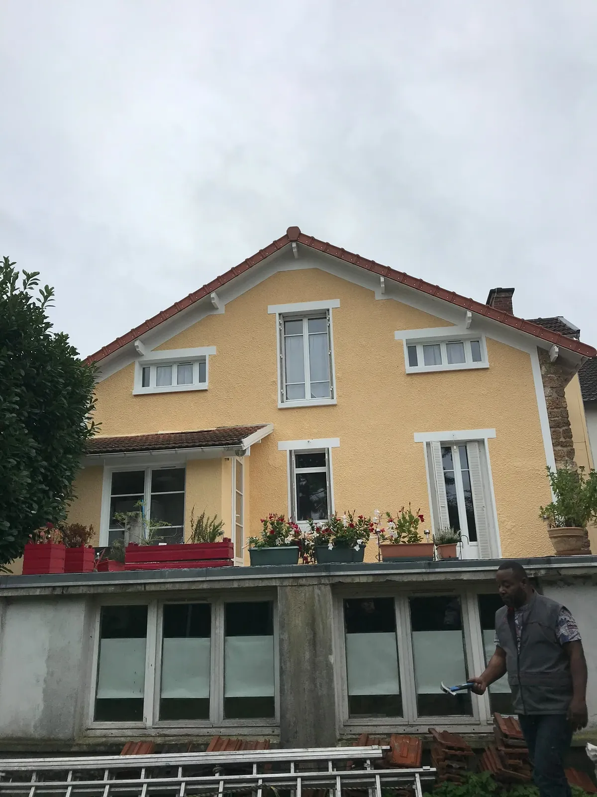 Chantier de couverture dans les Yvelines