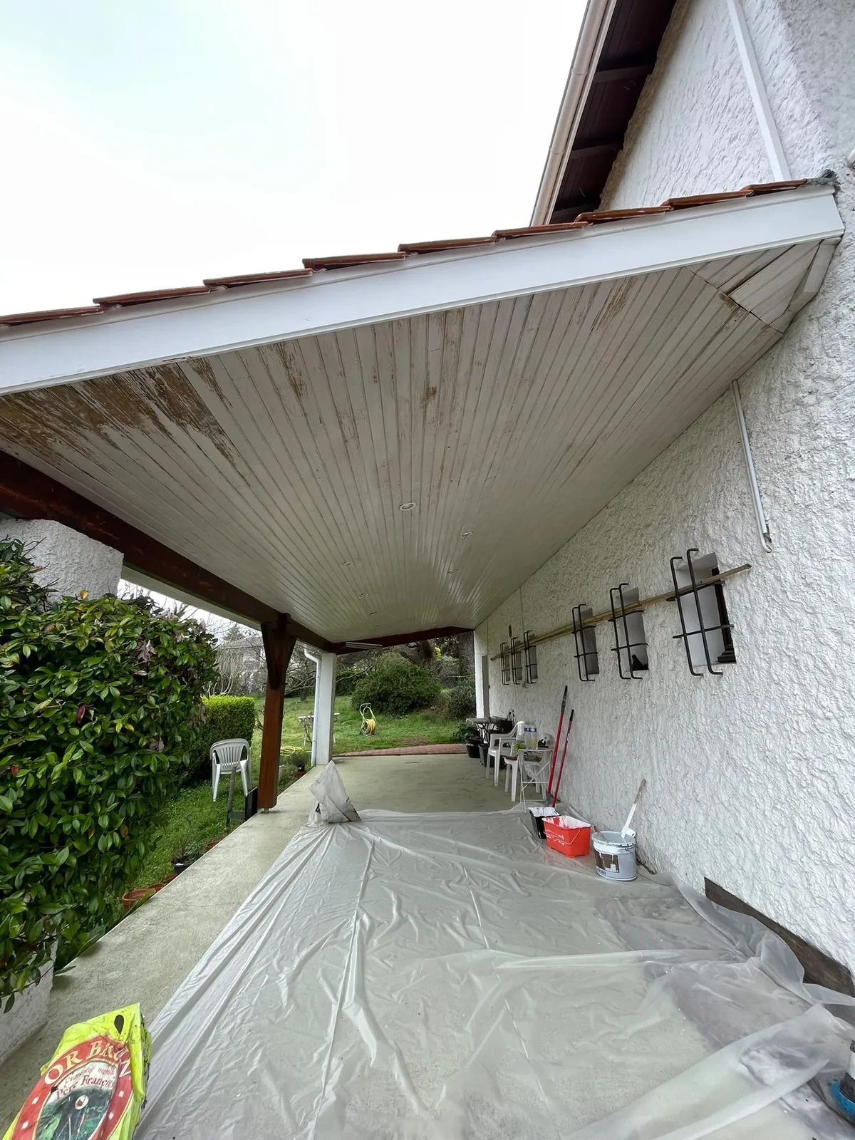 Chantier de couverture dans les Yvelines