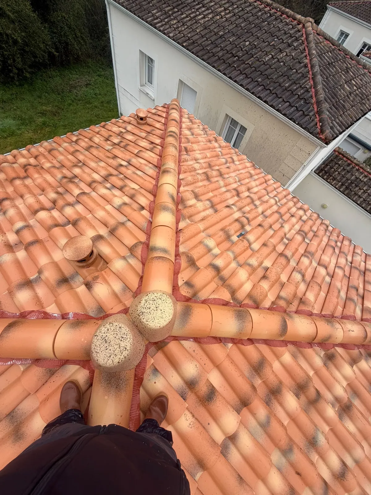 Chantier de couverture dans les Yvelines