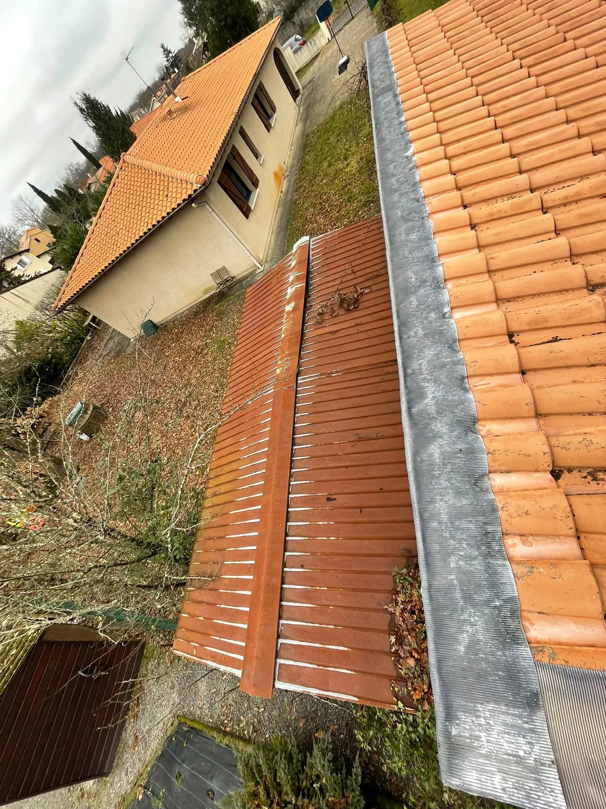 Chantier de couverture dans les Yvelines