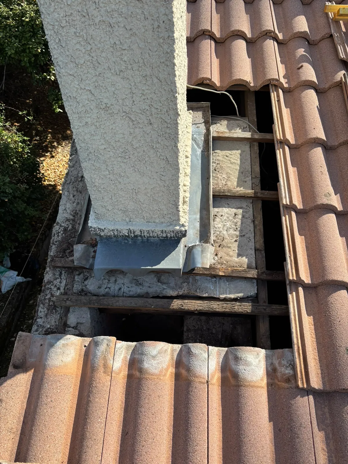 Chantier de couverture dans les Yvelines