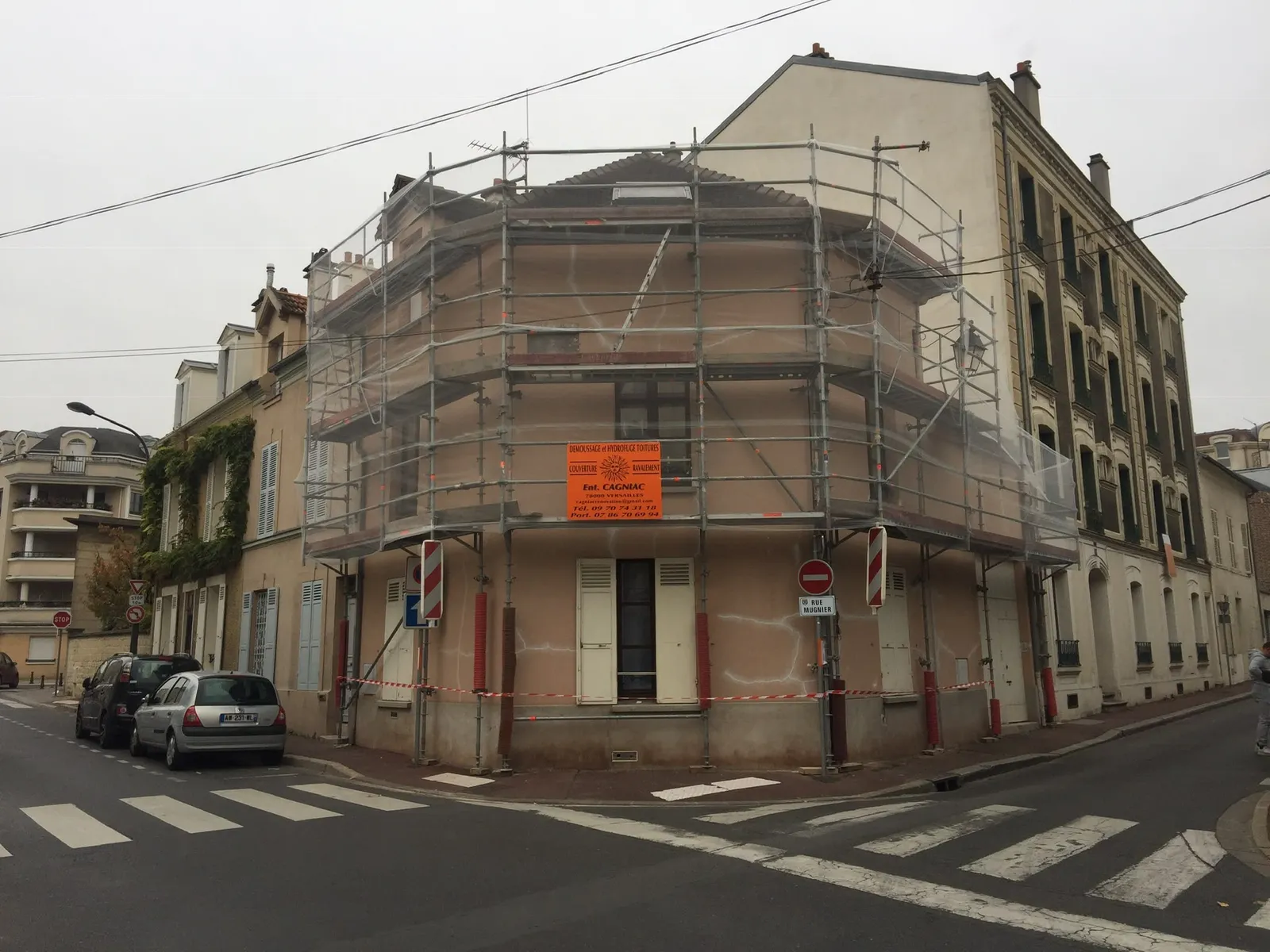 Chantier de couverture dans les Yvelines