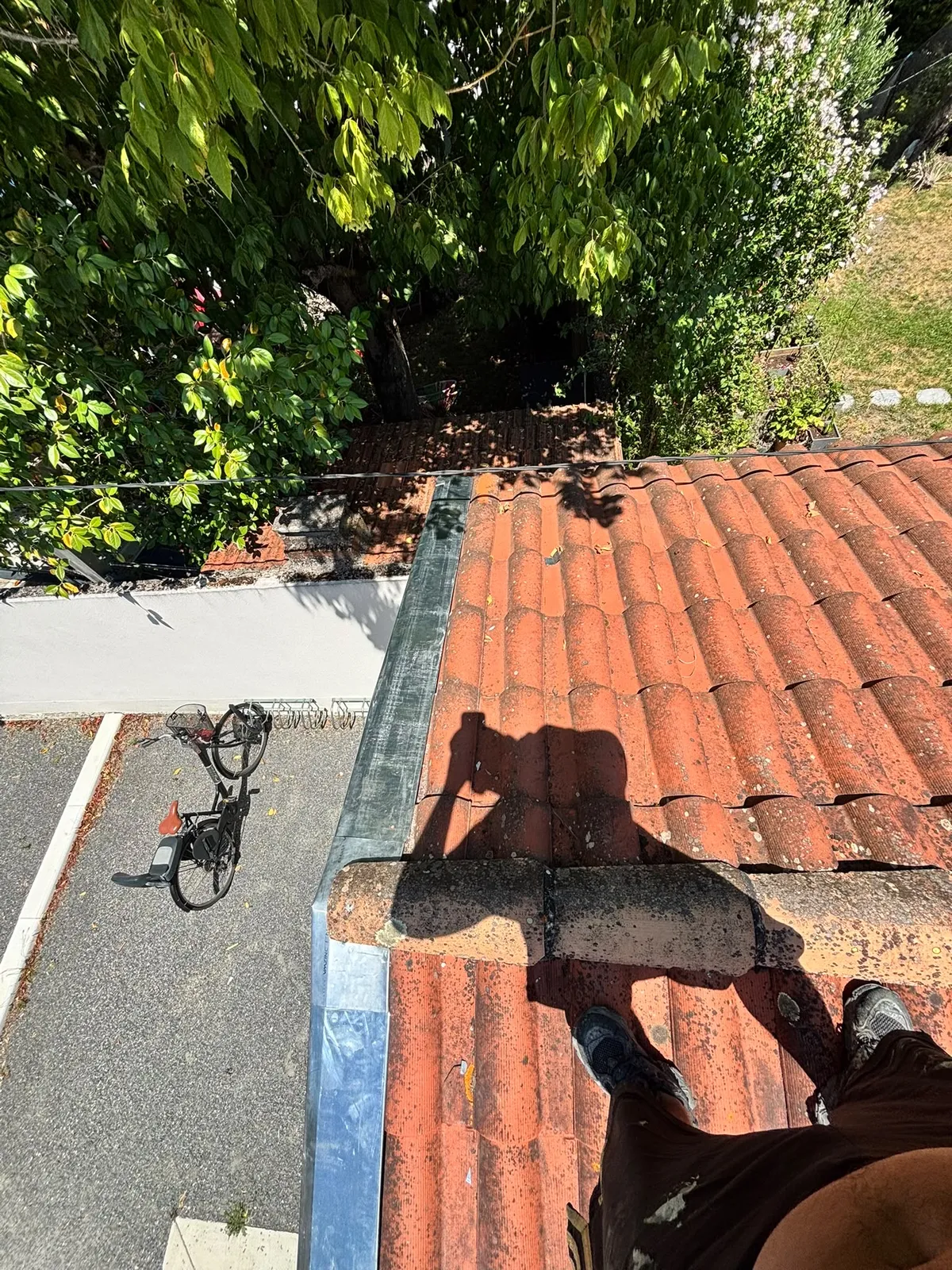 Chantier de couverture dans les Yvelines