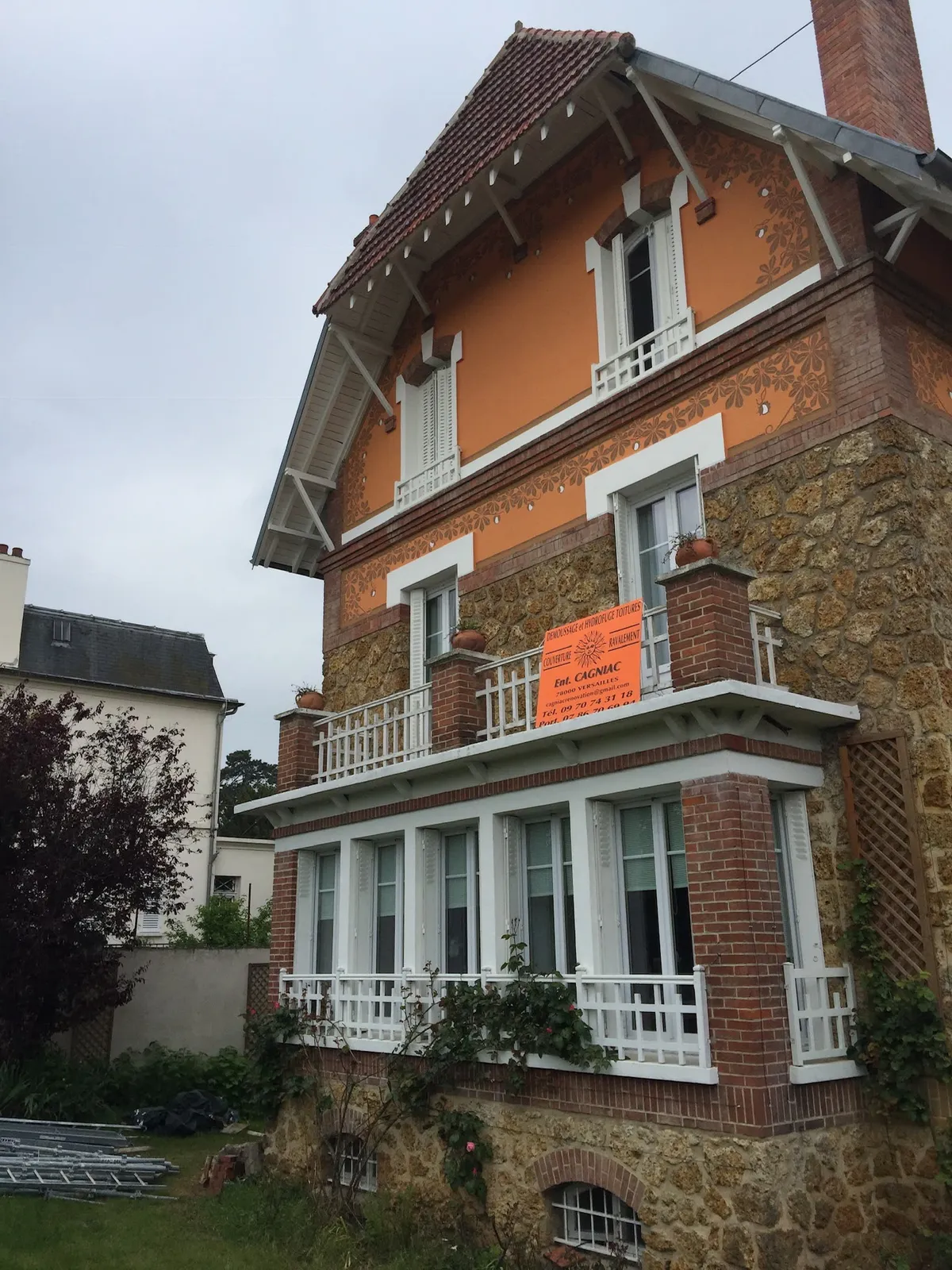 Chantier de couverture dans les Yvelines