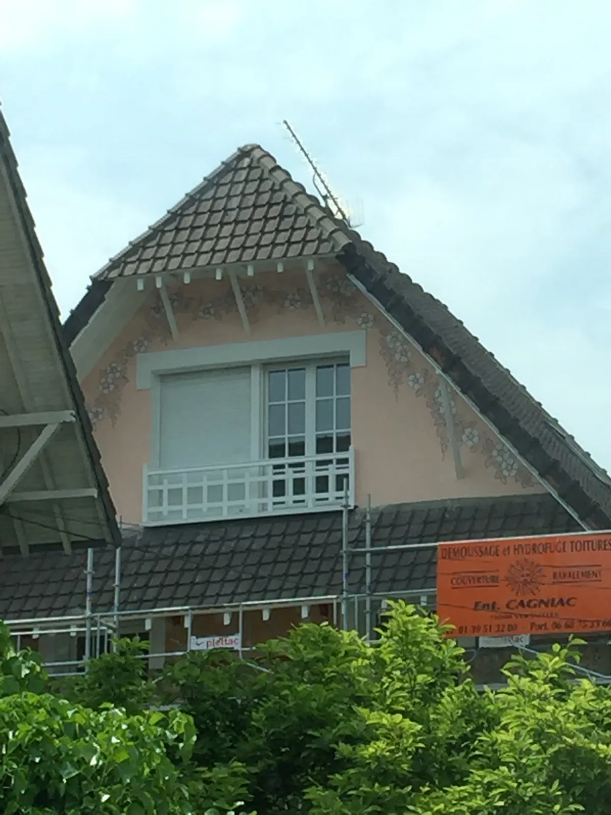 Chantier de couverture dans les Yvelines